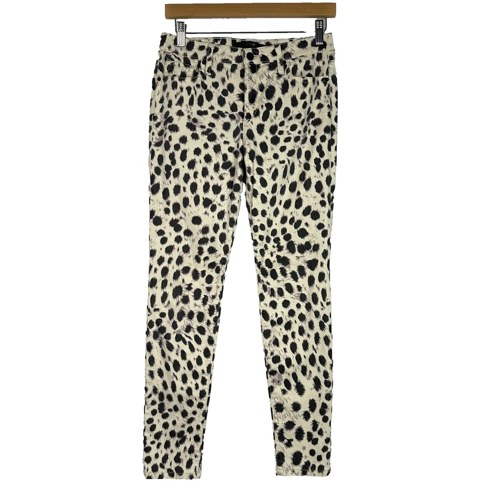 Joe's Jeans Animal Print Skinny Jeans Womens 28 Leopard Stretch‎ Edgy Y2K